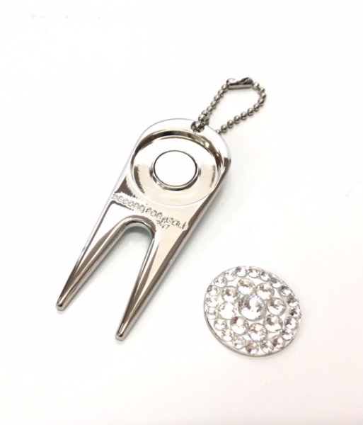 画像3: グリーンフォーク  SWAROVSKI カラーマーカー付  (3)