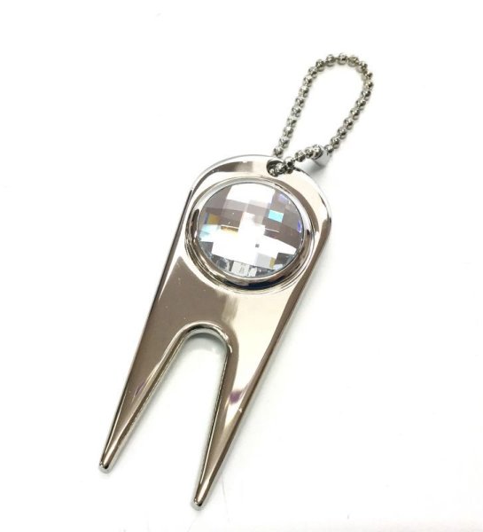 画像2: グリーンフォーク  SWAROVSKI カラーマーカー付  (2)