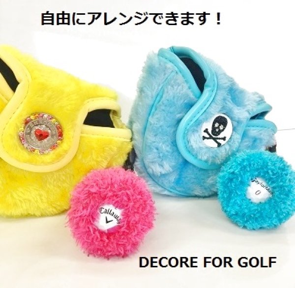 画像2: 商品入れ替えのためセール中!!マレット用パターカバー マーカー付き♪ PT DECORE FOR GOLF デコレフォーゴルフ (2)