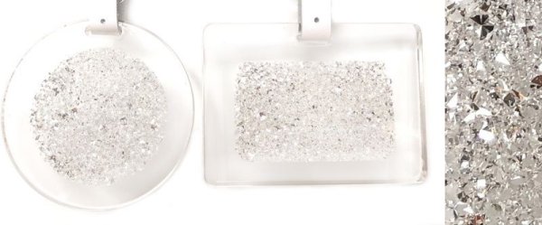 画像6: 【角形】クリスタルネームプレート with SWAROVSKI (6)