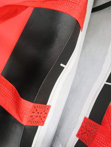 画像6: 防水・不織布 エコバッグ ランチバッグ 4色セット 【横33cm高さ34cm底12cm】コンビニバッグ (6)