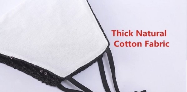 画像6: 冬用立体スパンコールマスク　デザインマスク　コットン100％ 取り換えシート50枚付き (6)