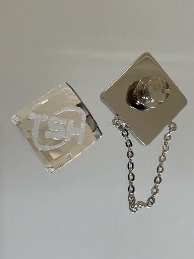 画像2: SWAROVSKI オリジナル社章・バッチ製作【1個より製作】サイズ21ｍｍ*21ｍｍ【ギフトボックス入り】  ふるさと納税返礼品