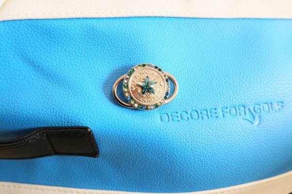 画像2: ラウンドポーチ・マーカーセット(ブルー)ふるさと納税返礼品 (2)