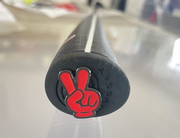 画像4: グリップエンドに使える!ピースグリップエンドピン ピンマーク ゴルフマーカー  2個セット  (4)