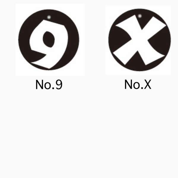 画像4: 3D２色使いのアクリルナンバーチャーム 黒に乳白【ヘッドカバーのウッドと見やすくなったUTの番号札】：40ｍｍ (4)