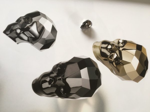 画像1: 最高級ゴルフマーカー　スカルヘッドマーカー  グリーンマーカー　 (1)