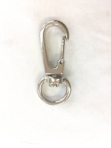 画像1:  回転カン式ナスカン アクセサリー パーツ 38mm【10個入り】 (1)