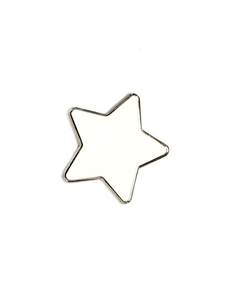 画像1: 多用途に使用・マーカー作成用　台座　 24mm　星形【10個入り】 (1)