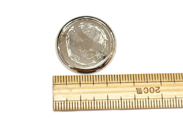 画像2: 多用途に使用・マーカー作成用　台座　 24mm　エッジあり【10個入り】 (2)